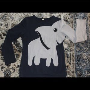 Elephant trunk sleeved shirt